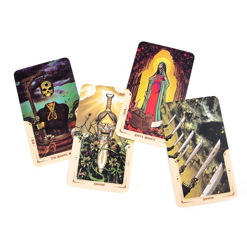 78 stk. Kortstokk Orakler Mystisk Spådom Santa Muerte Tarotkort Brettspill