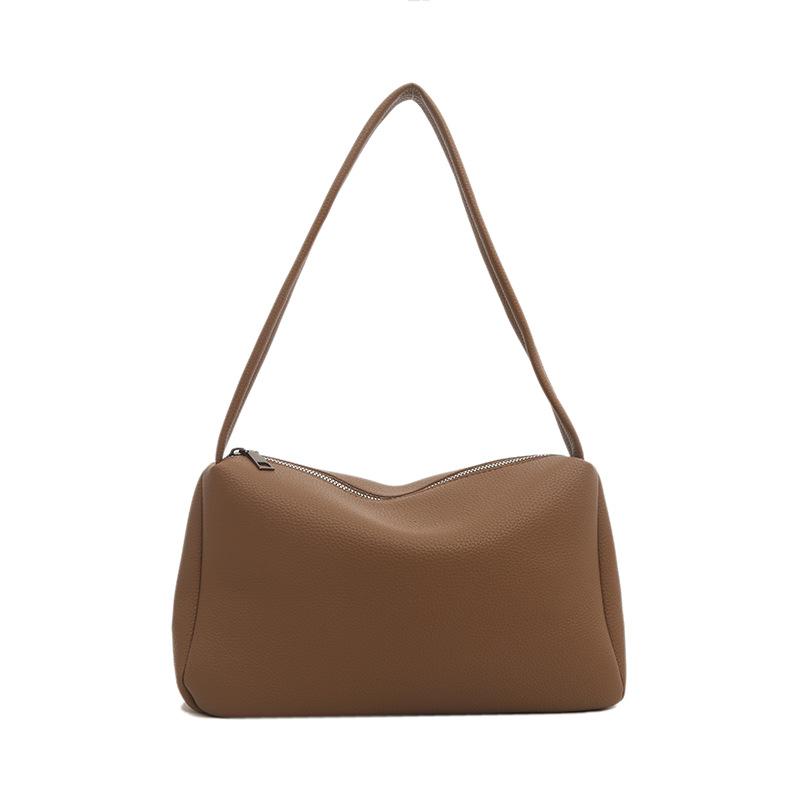 

Solid color fashionable versatile underarm bag high-end women s bag simple and portable shoulder bag bag коричневый