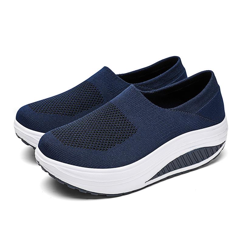 

Plus Size Lightweight Slip-On Sneakers with Thick EVA Sole for Nurses 38