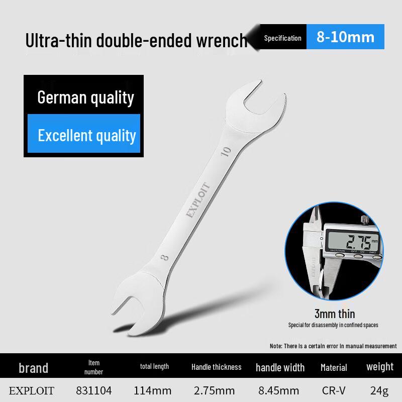 Kaituo Ultra-Thin Double Open-End Wrench