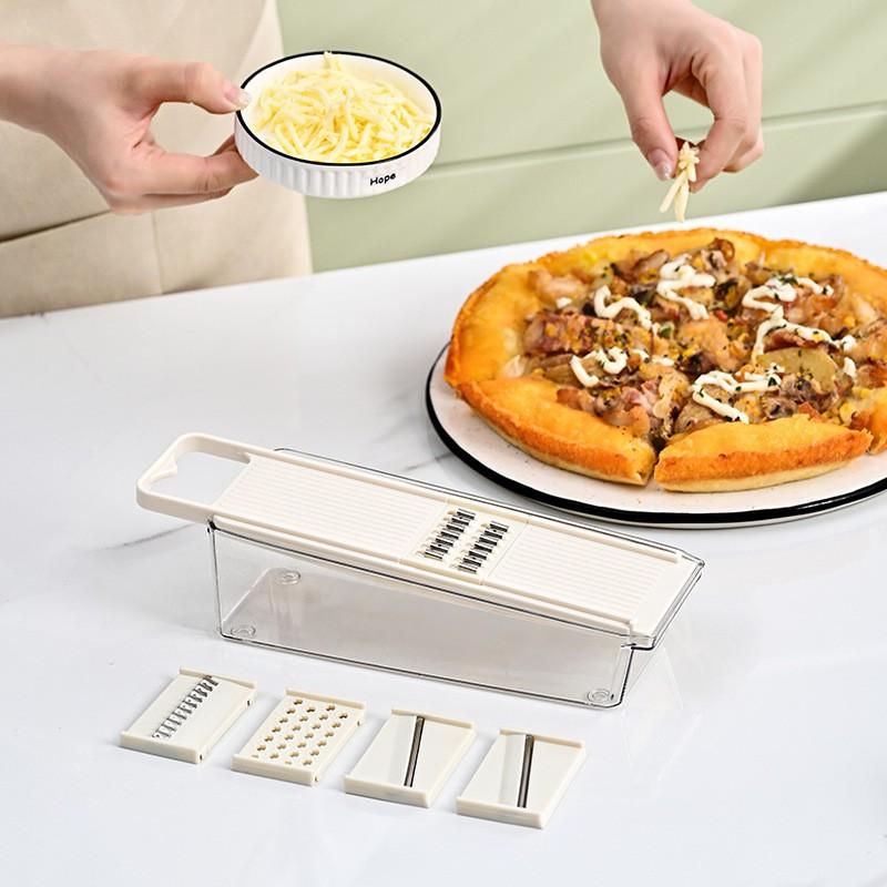 Multifunctional Vegetable Cutter Kitchen Slicer Grater Julienne Peeler Potato Cucumber Carrot Small Size Plastic