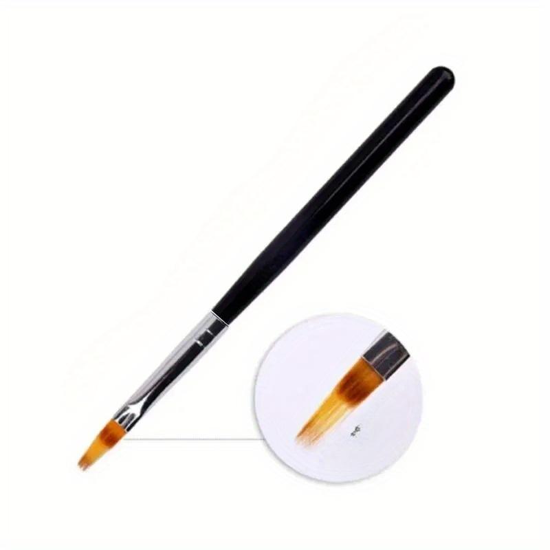 1pc Nail Tools Nail Brush Serrated Powder Bar Black Bar Nail Pen Nail Pen Gradient Pen Nail Brush