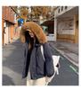 Large Fur Hooded Cotton-padded Coat Loose Winter Jacket