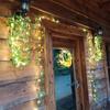 2/10M Silk Leaves Fake Creeper Green Leaf Ivy LED String Lights Home Decor Hanging Garland Artificial Plants Wedding Decoration