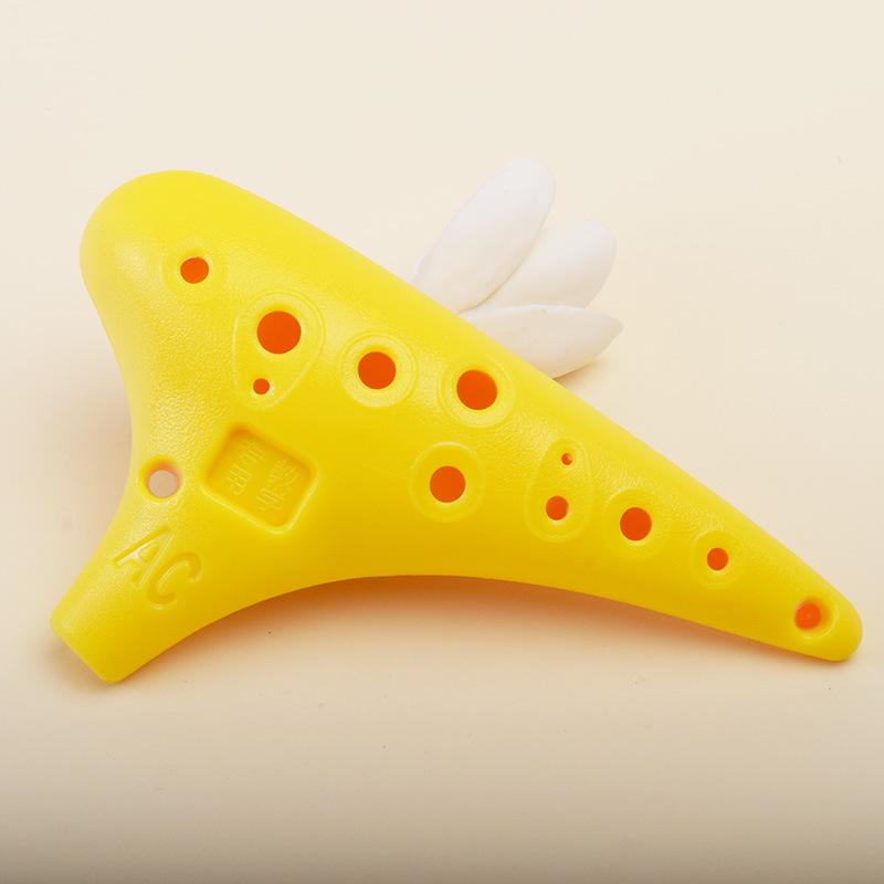 Durable Beginner 12-Hole C-Key Alto Ocarina for Kids & Classrooms