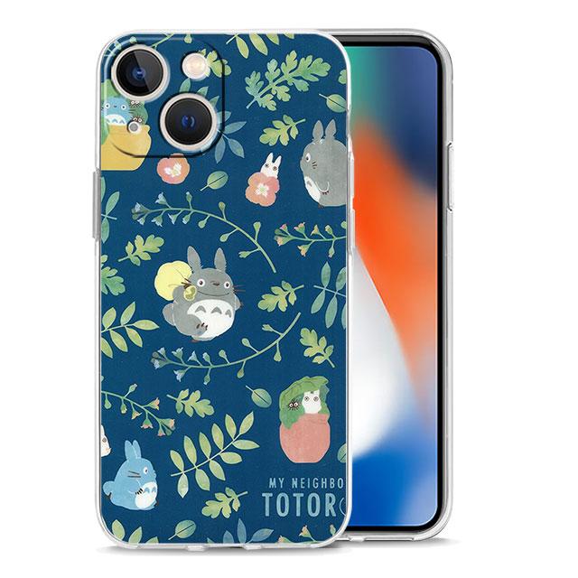 Totoro Soft Phone Case for iPhone 11 Pro 8 7 6S X XS 12 Pro Max 14 Plus XR 13 Mini SE 14Pro 11 Cartoon Cute Japan Anime Cover