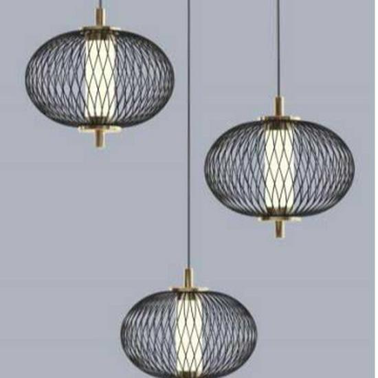 Modern Minimalist LED Chandelier for Restaurant, Villa, Bedroom, or Guest Room