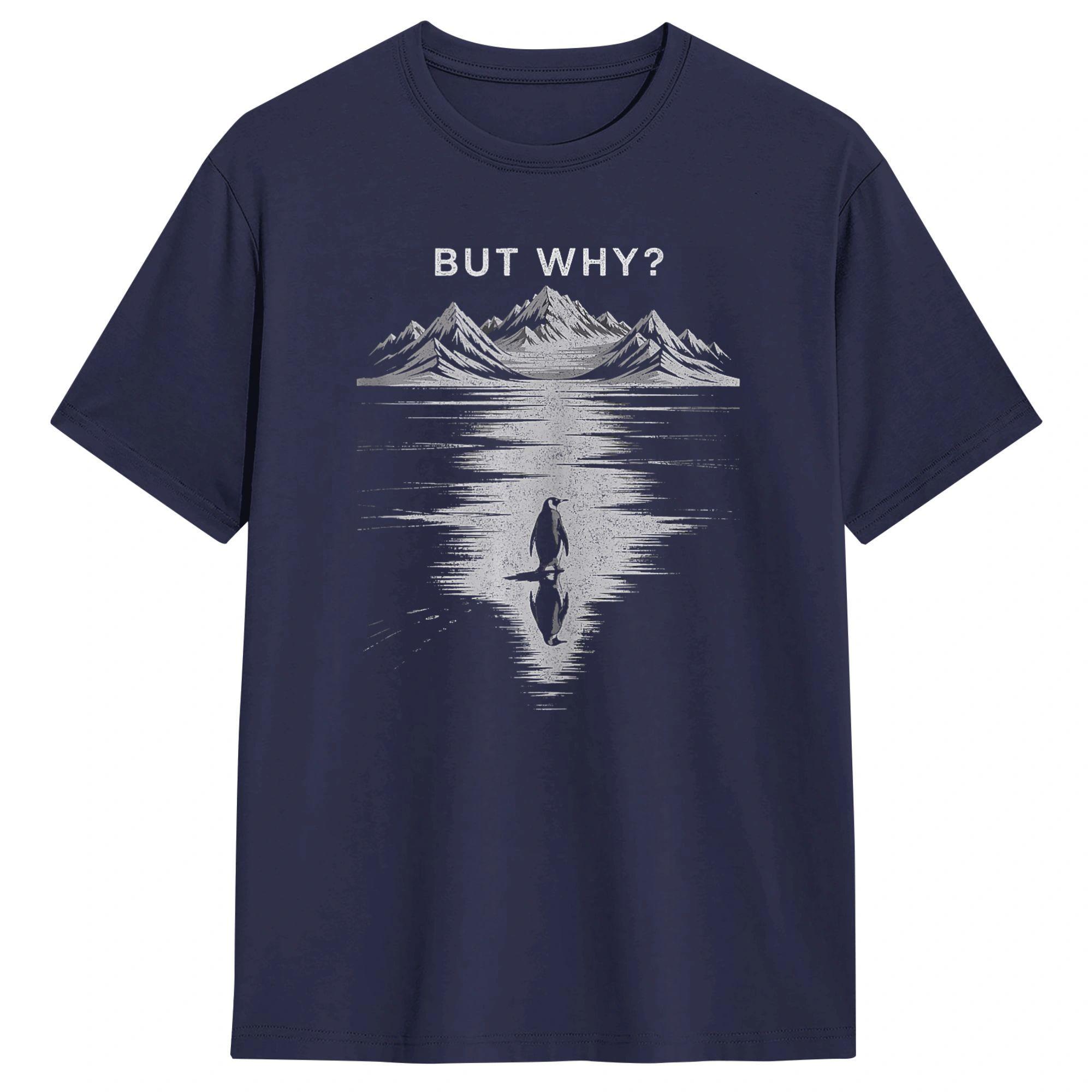 

Funny But Why Funny Meme TShirt Unisex Round Collar Pure Cotton T Shirts Short Sleeve Tee Shirt Gift Idea Tops 4XL