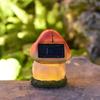 Solar Light Mushroom House Modeling Light Outdoor Garden Waterproof Garden Light Lawn Luminescent Decoration Home Decor  Angel