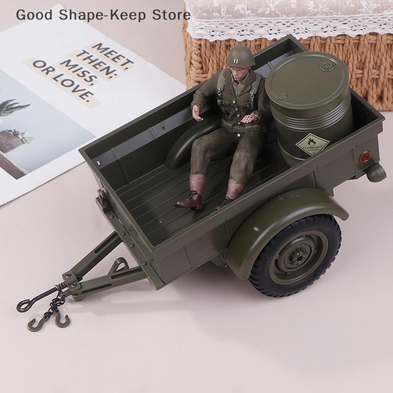 JJRC C8815 Upgrade Parts Trailer Soldier Winch Machine Gun Oil Drum Original Accessories for RC Car Upgrades
