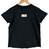 MM6 Maison Margiela Numeric Cotton Jersey S52GC0327 Short Sleeve T-shirt Black Women XS Used