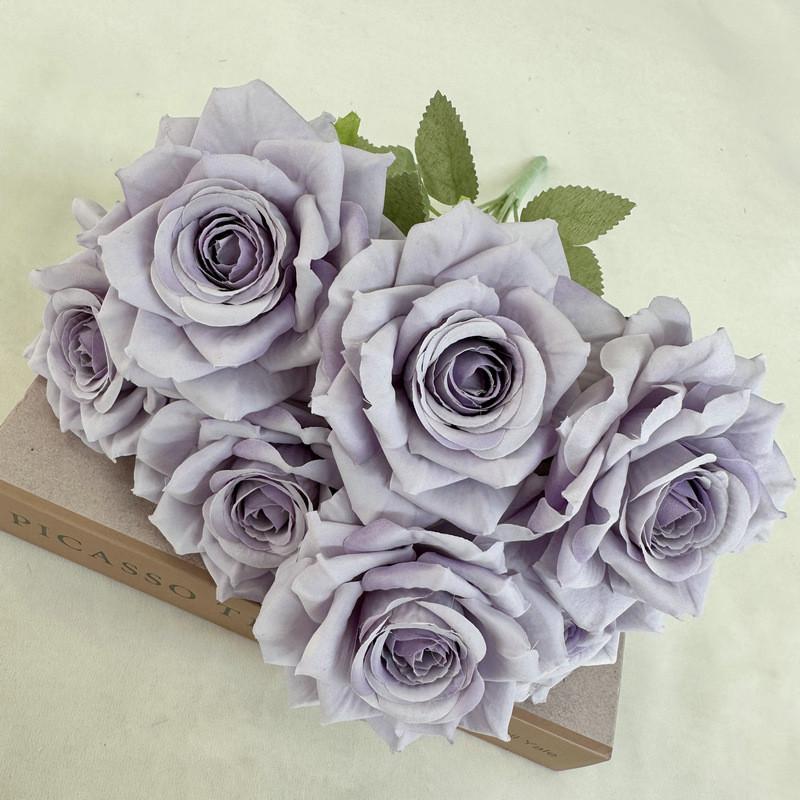 Rose Artificial Flower Wedding Hotel Restaurant Desktop Decoration Ornament Room