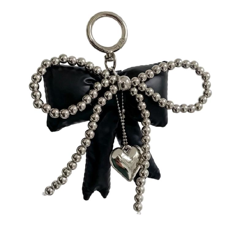 Lovely Pu Bowknot Designs Keychain Bags Backpacks Pendant Handbag Purse Accessories For Fashionable Women