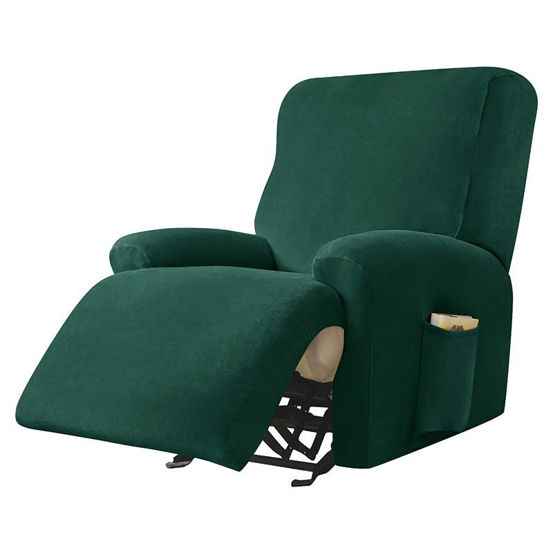 Fashion Luxury Polar Fleece Recliner Sofa Cover Elastic All Inclusive Relax Armchair Sofa Cover Furniture Cover For Living Room
