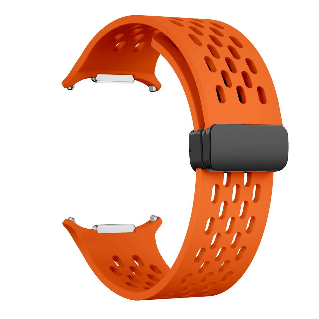 Sport Strap for Samsung Galaxy Watch Ultra 47mm accessories Metal Magnetic Breathable Bracelet correa Galaxy watch 7 ultra bands