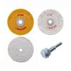 Jewelry Polishing Wheel Ceramic Car Body Burr-removal Rough Sanding Buffing Cloth Wheel 4 Inch 4pcs