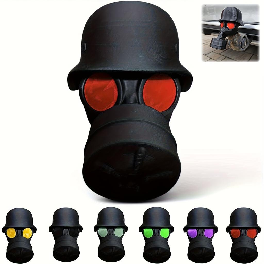 Cover Cap for Trailer Coupling, Fun Helmet Trailer Hitch Cover, Trailer Coupling Protective Cap, Car Decoration Accessories