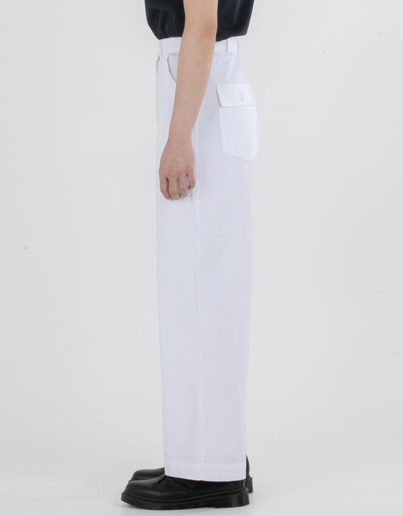 Beonadeumiljeu Wide Fatigue Pants - White