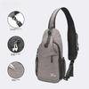 ALPINT MOUNTAIN Crossbody Bag, Chest Pack, Shoulder Bag, Portable Cycling Backpack, Casual Commuter Bag, Gray