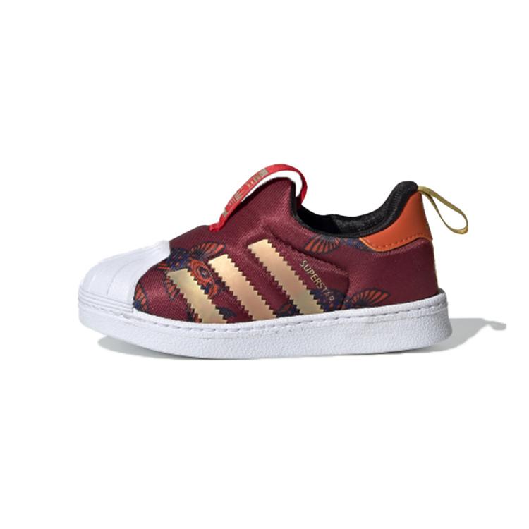 

Adidas Originals Breathable Low top Toddler Shoes Red Gold Infant And Toddler FV7772 21
