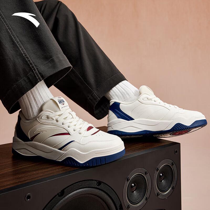 ANTA Wave 4.0 Trendy Colorblock Low-Top Skate Shoes US 10