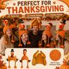 Thanksgiving Christmas Halloween Turkey Hat Party Decoration with Funny Long Legs and Fan Tail Design
