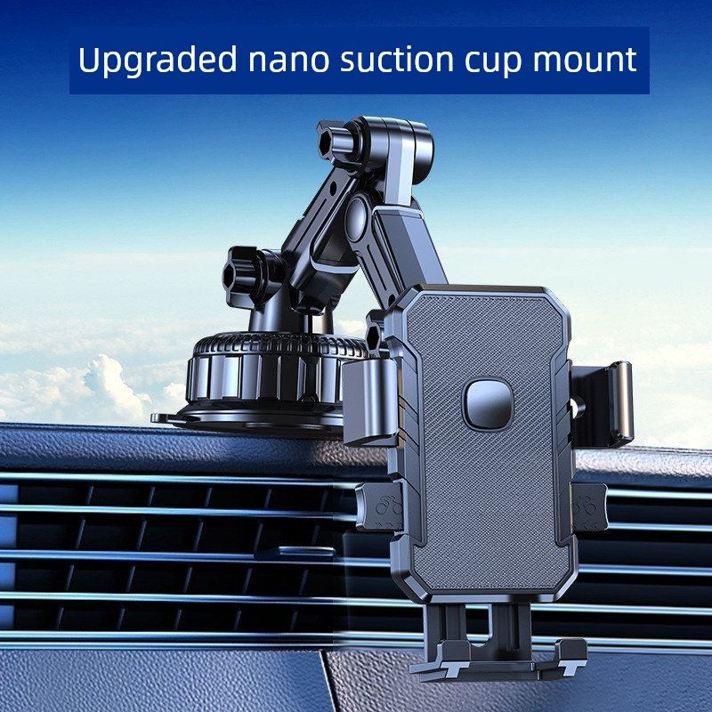 Cross-Border Large Truck Mobile Phone Holder, New Suction Cup Type for Car Interior, Shockproof and Stable Support for Mobile Phones Upgraded Large Suction Cup Holder
