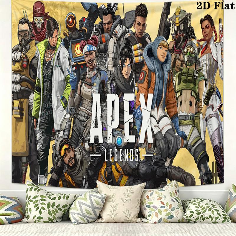 Apex Legends Wall Tapestry Aesthetic Wall Hanging Printed Fabric Blanket Decorative Tapestries for Bedroom Living Room Home Decor