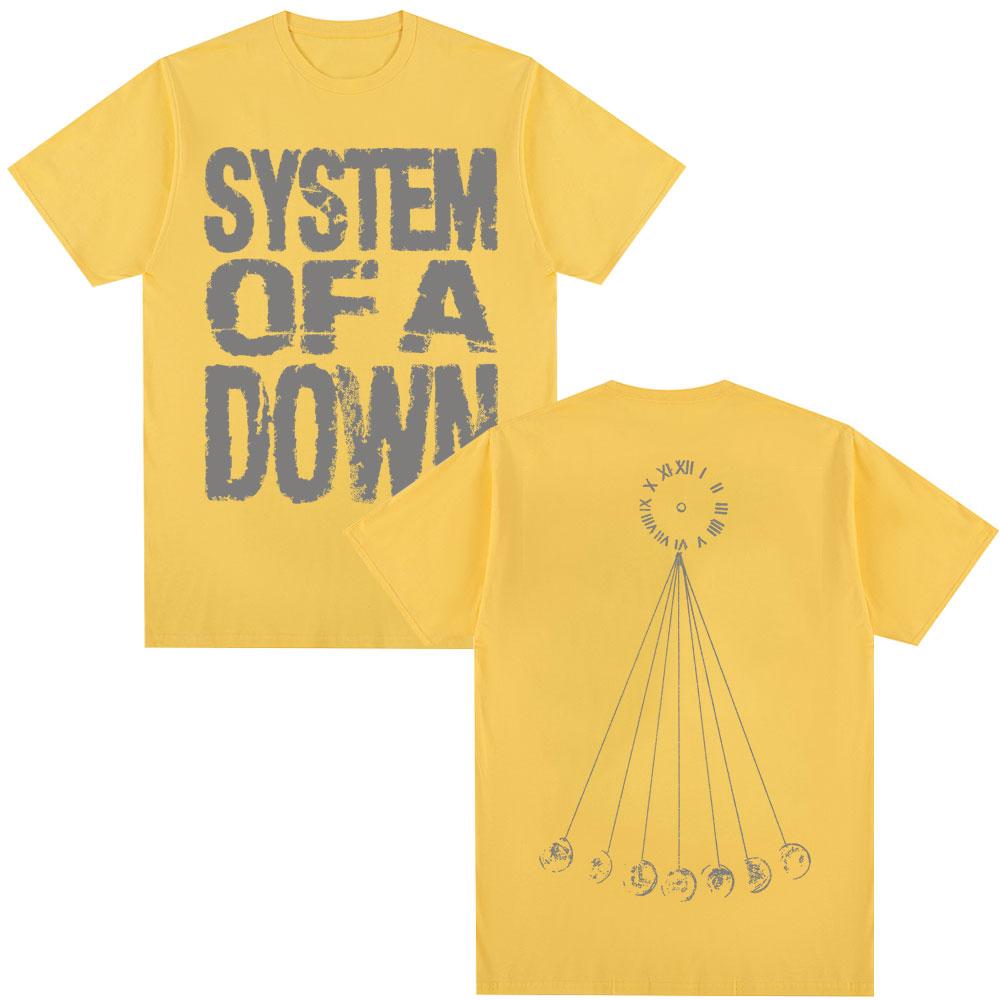 Rocková kapela System of A Down Mezmerize Tričko Pánské Dámské Vintage Hip Hop Gotické Harajuku Trička Nadměrné Bavlněné Ležérní Tričko