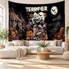 Terrifier Art the Clown Wandteppich Heimdekoration Hängendes Tuch Kunst Hintergrundteppich für Schlafzimmer