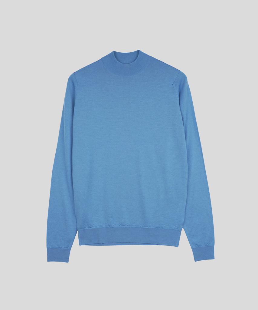 Jonseumedeulli Harcourt Merino Wool Mock Neck Knit Heritage Two 8 Colors
