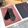 Sheraton Women's Fleece-Lined Lambskin Gloves & Wool Scarf Set