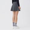 MARTINE GOLF Logo Banding Flared Skirts_M/Gray