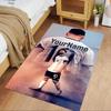 Messi Customizable Name Carpet Design for Dining Room Dormitory Hallway Decorate room Antislip Carpet Office home decor Best for Christmas