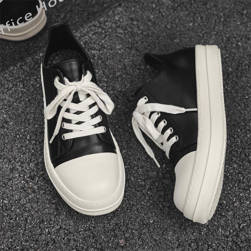 New Trendy All-match Men's Vulcanize Shoes Leisure Walk Casual Shoes Versatile Low-top Male Skateboard Footwear Simple Sneakers