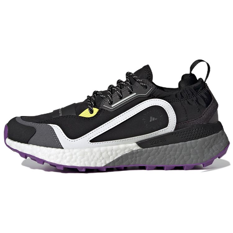 

Adidas By Stella McCartney Outdoorboost 2.0 Women s Trail Running Sneakers Core Black Active Purple Shock Yellow GX9873 36 чёрный