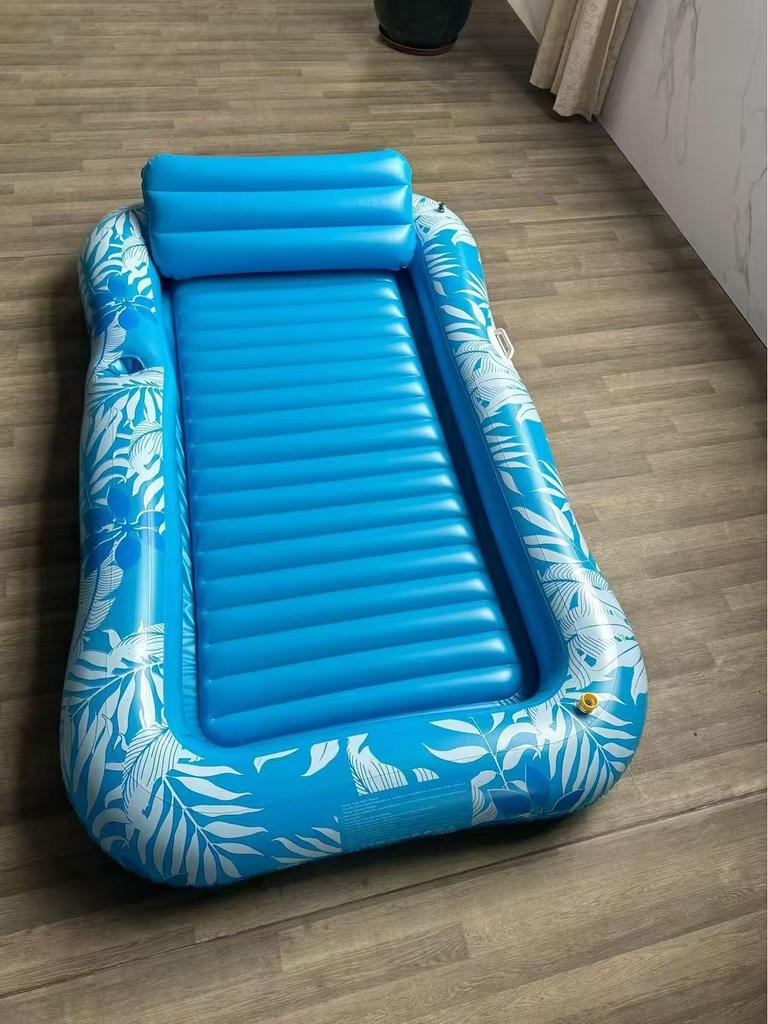 Sprinkler Pad: Verdickte PVC-Delfin- und Buchstaben-Design-Kinder-Außen-Wasserspielmatte, Haustierfreundlich