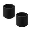 Yamazaki Jitsugyo Magnetic Stamp & Lip Holder Set of 2 Black W2.1 X D2.1 X H2.3cm (per Piece) Tower Stamp Storage Quickly Used Magnetic Type 10732