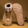Mountaineering High-top Cotton Shoes Hiking Shoes Cotton Snow Boots Velvet Mountaineering Shoes Warm Non-slip Waterproof Walking Shoes