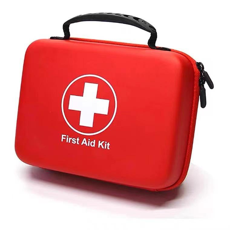 Sac d'Urgence Médicale en Tissu Oxford Épais - Rangement Compact pour Premiers Secours et Médicaments avec Fermeture Éclair