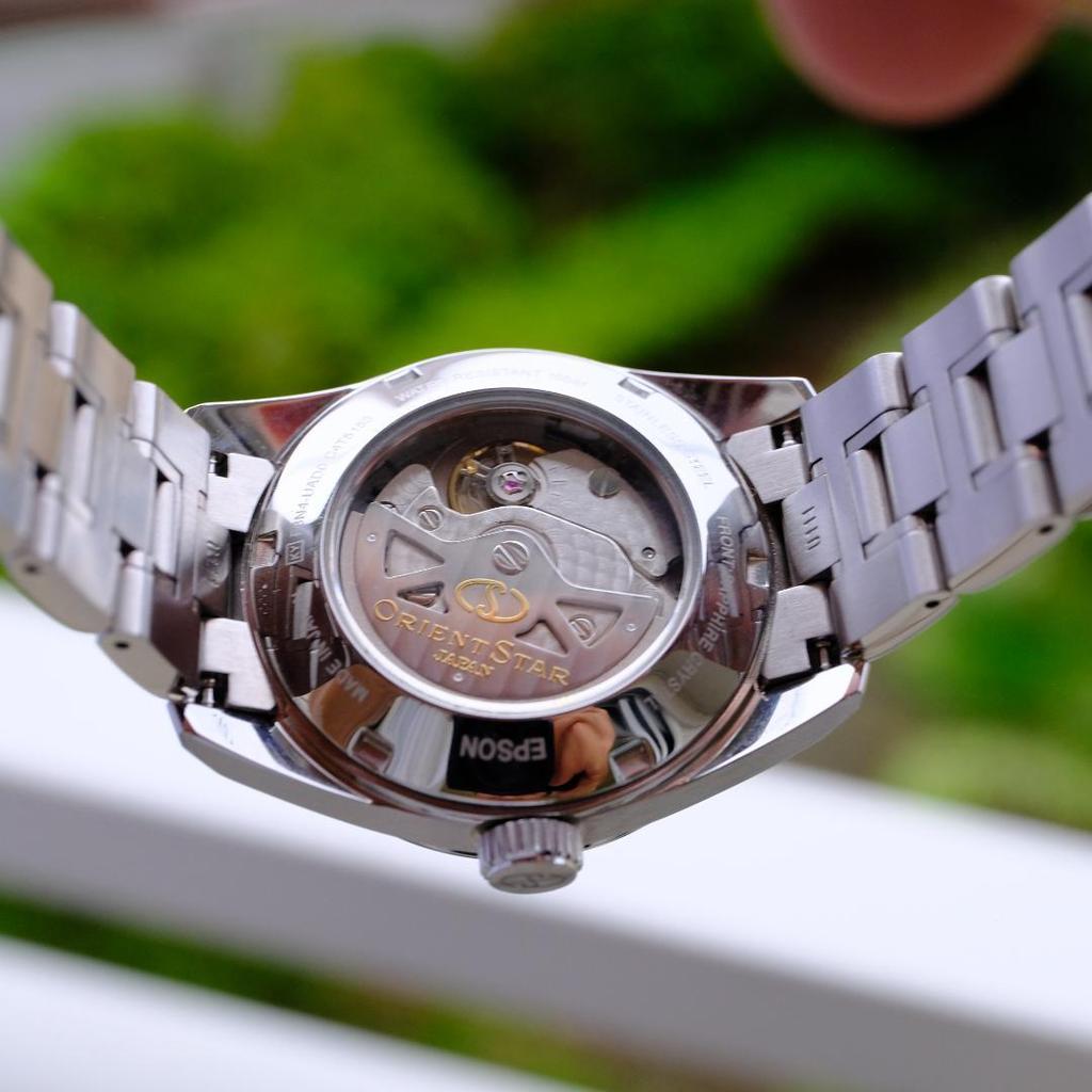 Used ORIENT STAR RK-AU0108G automatic champagne dial