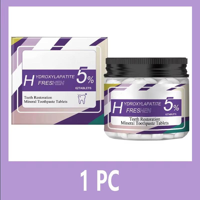 Whitening Toothpaste Tablets Brightening Teeth Cleaning Remove Plaque Stain Fresh Breath Oral Hygiene Care Solid Mint Toothpaste