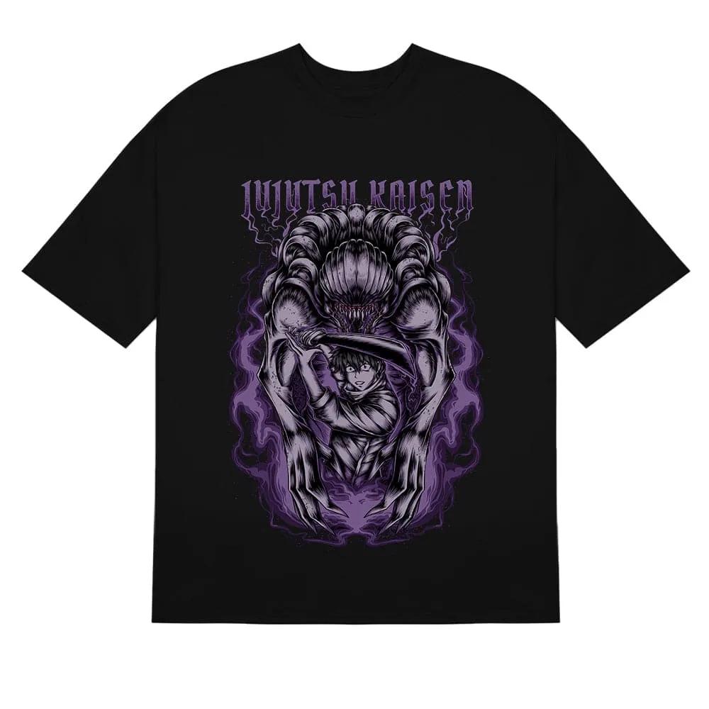 

Аниме Магическая битва Оккоцу Юта Мужская Женская Летняя Футболка Оверсайз Винтажная С Коротким Рукавом Свободная Повседневная Комфорт Харадзюку Y2k 4XL