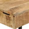 Vanity Table 105x35x75 cm Rough Solid Wood Mango and Iron