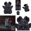 Charmante Totoro Harz Bastelfigur Ideal für Halloween Heimdekoration Und Geschenke