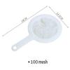 100/200/400 Mesh Washable Nylon Ultra Fine Filter Mesh Strainer Spoon Sieve Soy Milk Juice Coffee Tea Filter Kitchen Colander