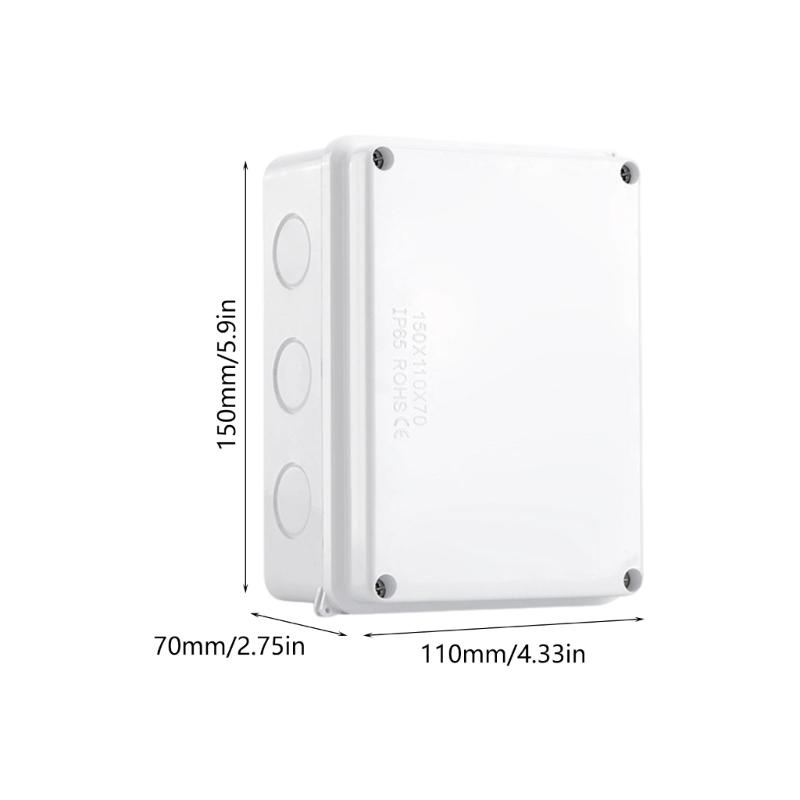 Outdoor Waterproof Junction Box Surfaces Mounted Underground Electrical Junction Box Cable Connectors Easy to Install