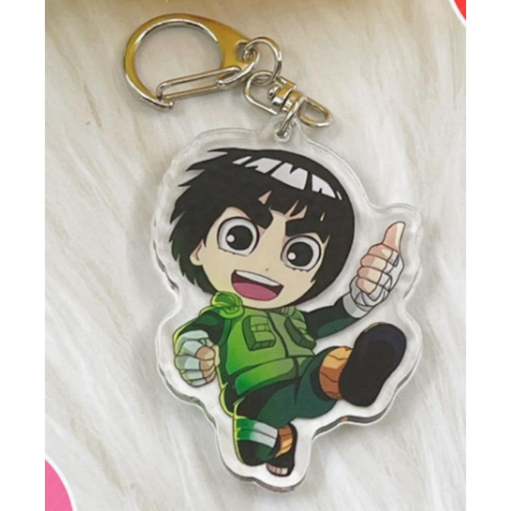 Anime Naruto Acrylic Keychain Accessaries Uzumaki Naruto Cartoon Keyring