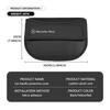 AABIC1 For Benz Car Logo Seat Gaps Filler Organizer Leather Gap Storage Bag Interior Accessories AMG VIANO GLB GLC W108 W124 W126 W169