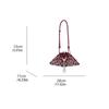 Metal Stud Rivet Shoulder Bag Spicy Girl Drawstring Crossbody Bag Simple Y2k Underarm Bag  Daily